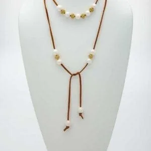 Freshwater Pearl Lariat Necklace