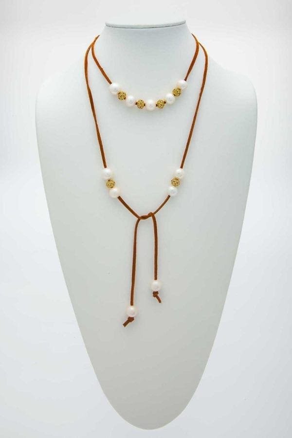 Freshwater Pearl Lariat Necklace