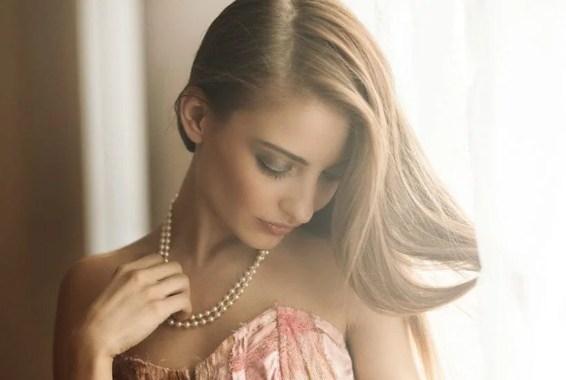 Elegant leather and pearl jewelry for women wild at heart